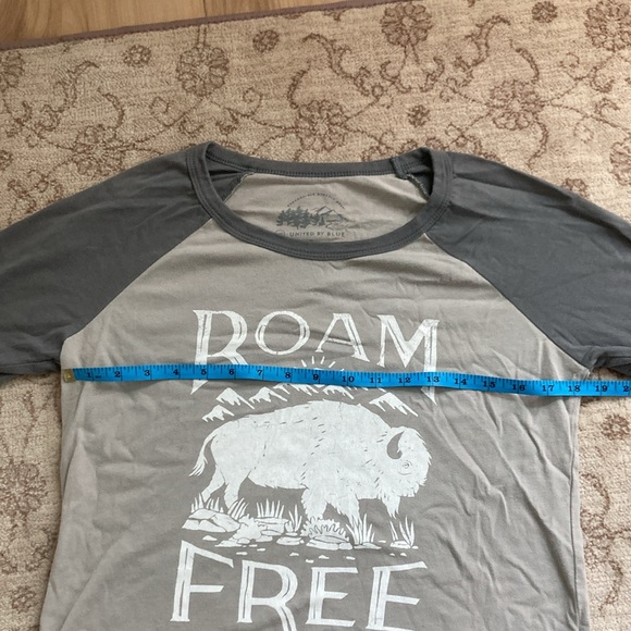 Buffalo Roam Free baseball shirt - Picture 3 of 3